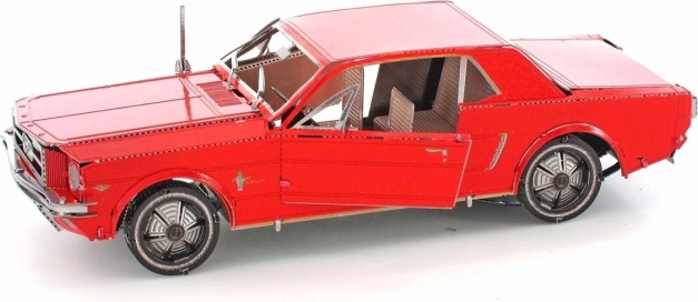 METAL EARTH 3D-puzzel Ford Mustang 1965 (rood)