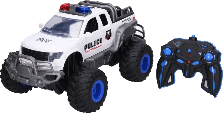 Terreinpolitie-RC-auto met rookeffecten, 41,5 cm