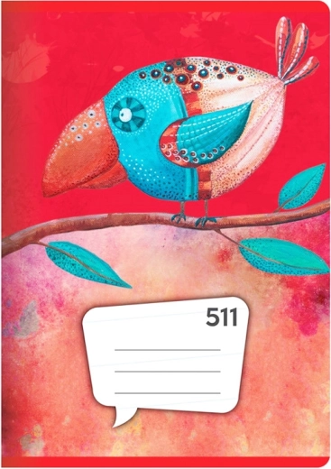 schrift A5, 10 bladen – gelijnd 20 mm