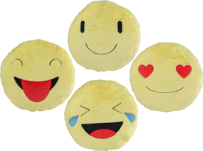 Pluche kussen smiley
