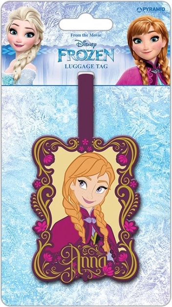 Kofferlabel met ANNA-motief uit Frozen