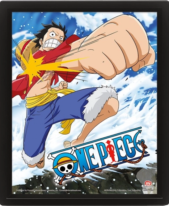 3D-beeld One Piece Gum Gum Pistol