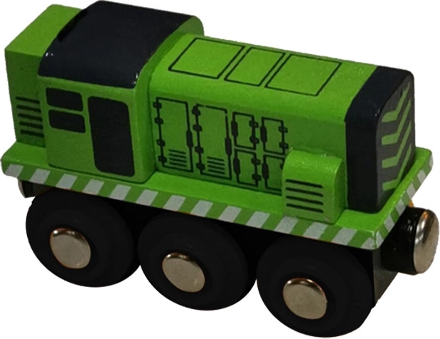 Groene locomotief