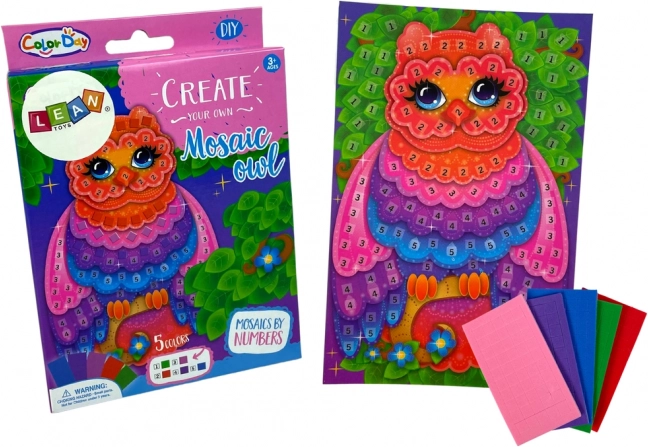 Doe-het-zelf Mozaïek Uil