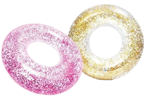 Opblaasbare zwemband met glitters INTEX Sparkling Glitter 107 cm