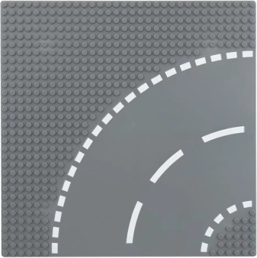 speelmat met weg 25 × 25 cm