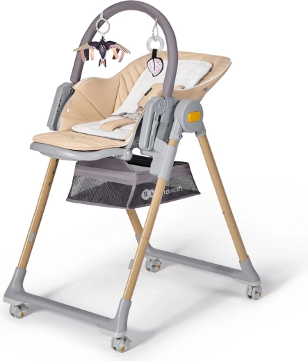 Eetstoel en ligstoeltje 2-in-1 KINDERKRAFT Lastree Wood Premium