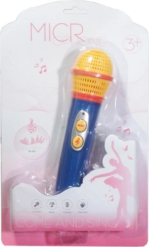 Kinderkleurmicrofoon met licht en muziek