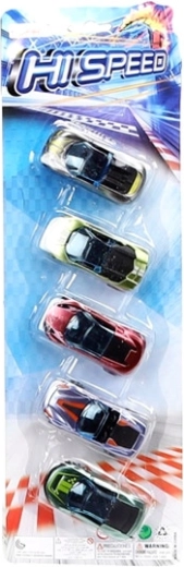 Set van 5 sportwagens in blister