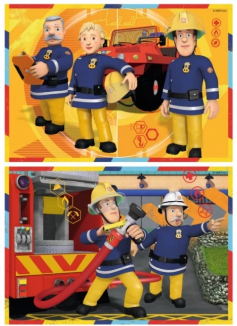 Ravensburger puzzel BRANDWEERMAN SAM 2×12 stukjes
