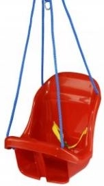 Kunststof kinderswing in de vorm van een stoeltje