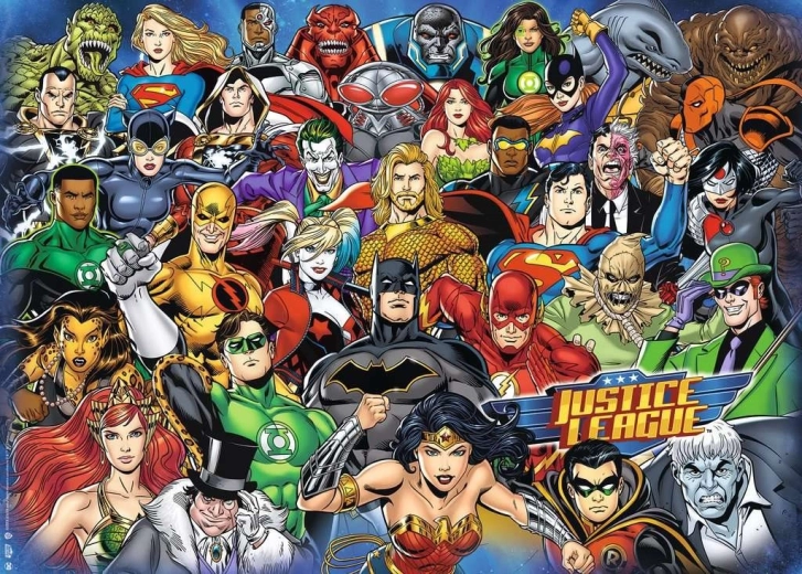 RAVENSBURGER Puzzle Challenge: Justice League 1000 stukjes