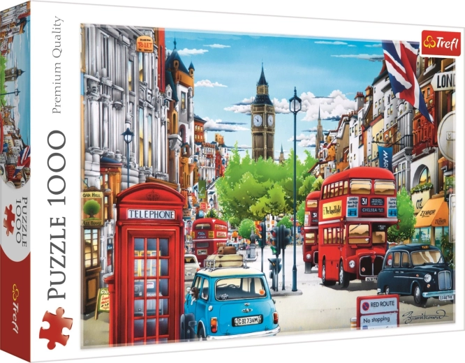 Puzzel 1000 stuks - Londense straat