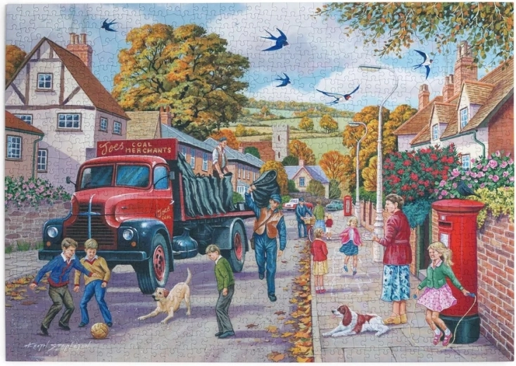 Puzzel Kolen bezorgen, 1000 stukjes