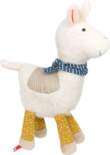 Patchwork pluchen lama Sigikid 29 cm