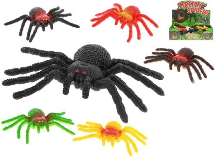 Rekbare spin van zacht plastic 14 cm - 1 stuk