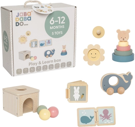 JaBaDaBaDo educatieve box spelen en leren 6–12 m