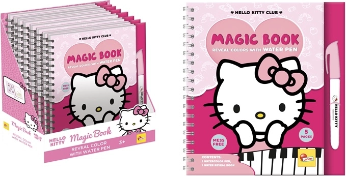 Lisciani waterkleurboek Hello Kitty met waterpen