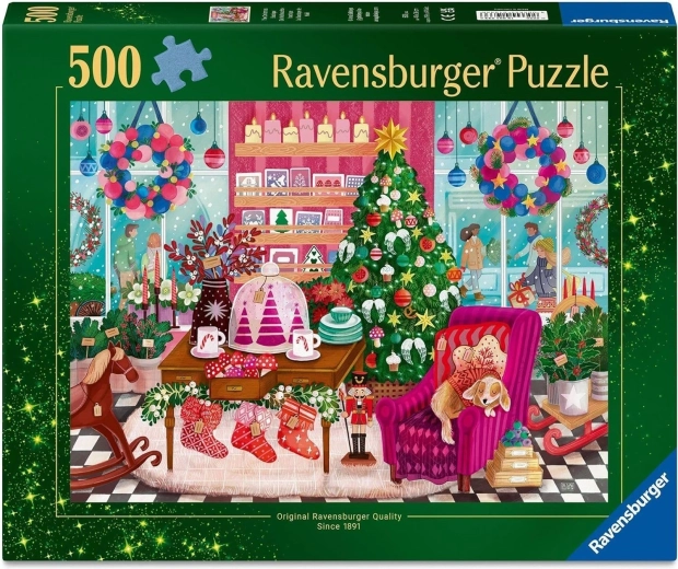 Ravensburger puzzel Kerstwinkel 500 stukjes
