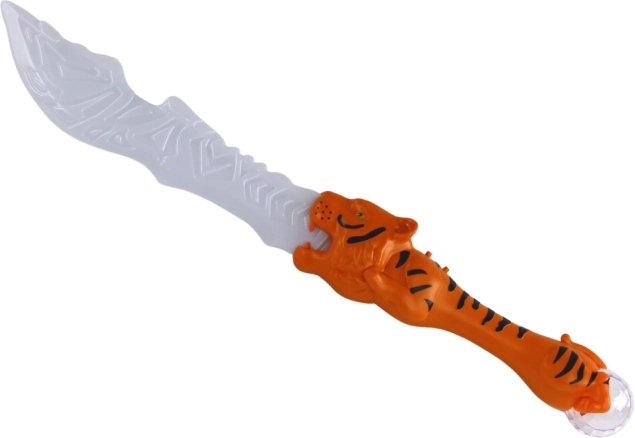 lichtzwaard met tijgervormig handvat – oranje