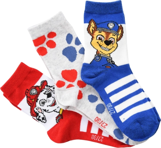 Set van 6 paar kindersokken Tlapková patrola (Paw Patrol)