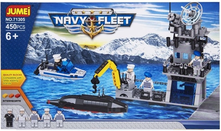 Bouwset Jumei Navy Fleet – marine 450 onderdelen
