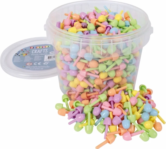 Playbox kleurrijke noppenmozaïek 700 stuks