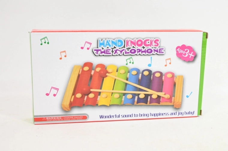 Houten kindercimbaaltjes (xylofoon) - 1 stuk
