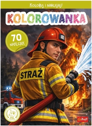 Strażak OSP kleurboek met stickers