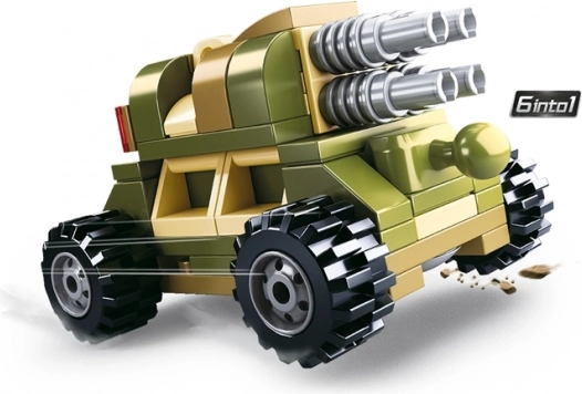 Sluban bouwset King of Land Force militaire robot