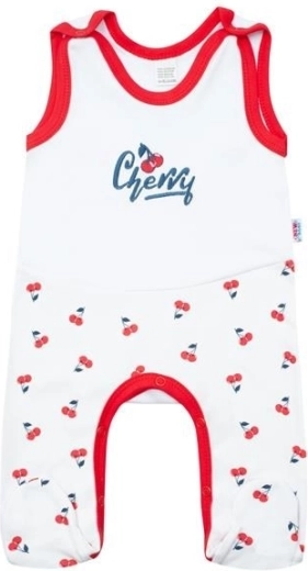 Katoenen boxpakje NEW BABY Cherry voor baby