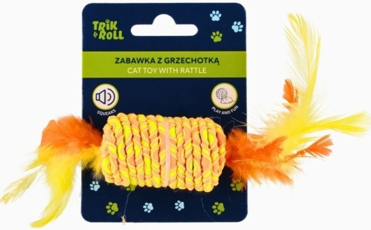 Rammelaar voor kat met veertjes