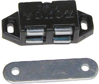 Magnetische drukklep – ivoor, 10 stuks