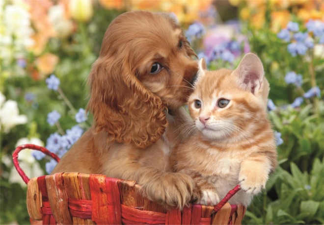 Maxi puzzel 104 stukjes Schattige Vriendjes CLEMENTONI