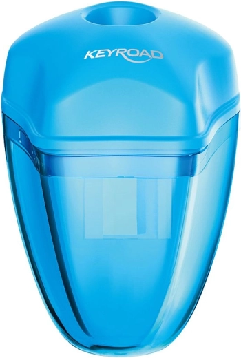 Puntenslijper met reservoir KEYROAD Star blauw