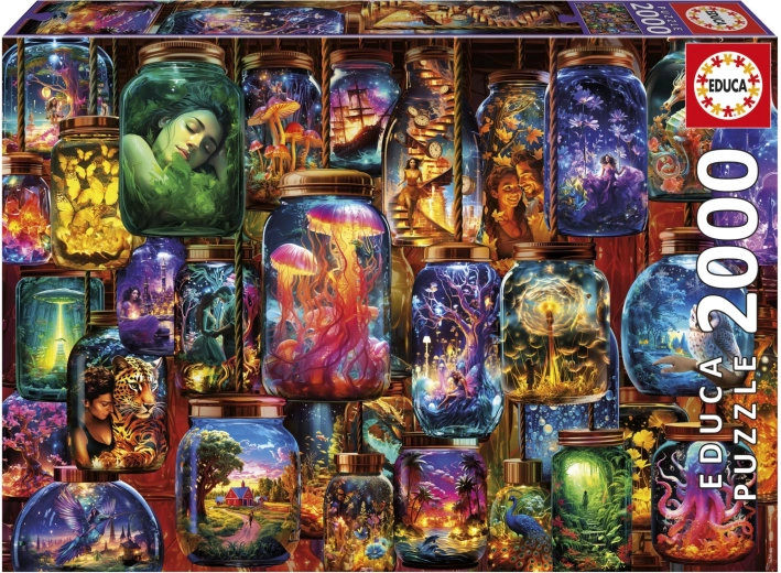 Educa puzzel Dromen in een pot, 2000 stukjes