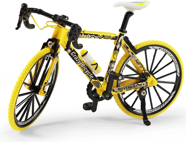 Mini mountainbike geel 20 cm