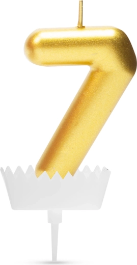Taartkaarsje nummer 7
