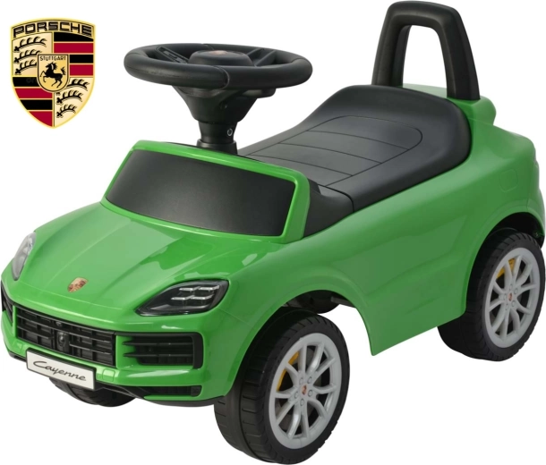 Porsche Cayenne S groene kinderloopauto