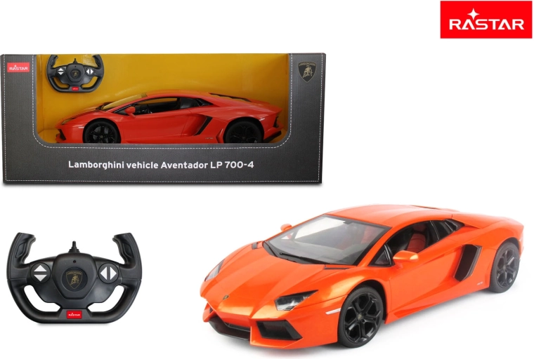 Rastar RC-auto Lamborghini Aventador 1:10 oranje