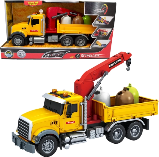 Stedelijke vuilniswagen voor gescheiden afval 1:14