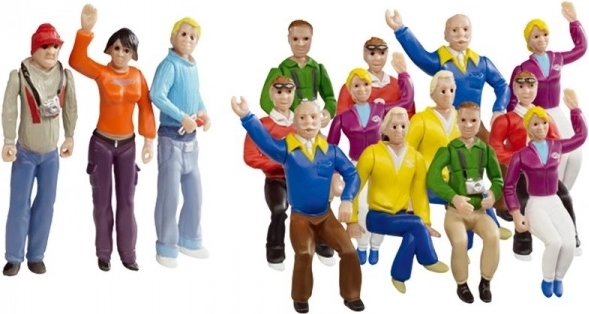 Fanfiguurtjes 1:32 – set van 15 stuks voor racebanen