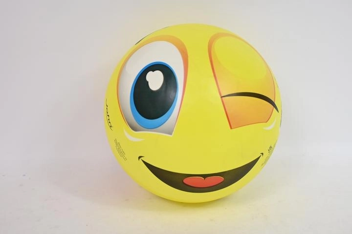 John kinderbal met vrolijke gezichtjes 23 cm