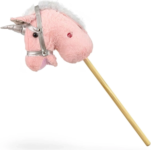 Milly Mally hobbypaard op stok lichtroze