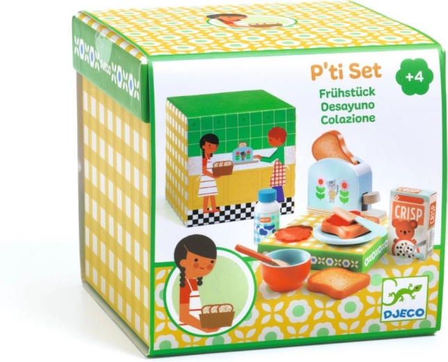 Djeco houten ontbijtset