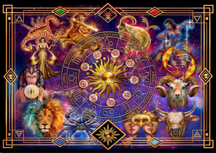 WOODEN CITY houten puzzel Dierenriem 2-in-1, 4000 stukjes