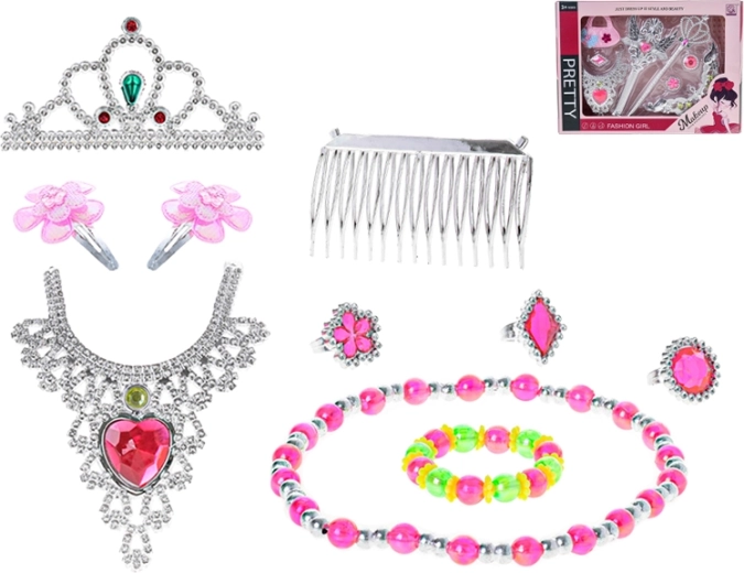 Kinder schoonheidssetje met kroon of scepter