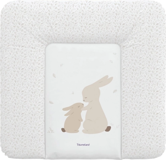 Träumeland verschoonmatje hophop Bunny Beige 75 x 75 cm
