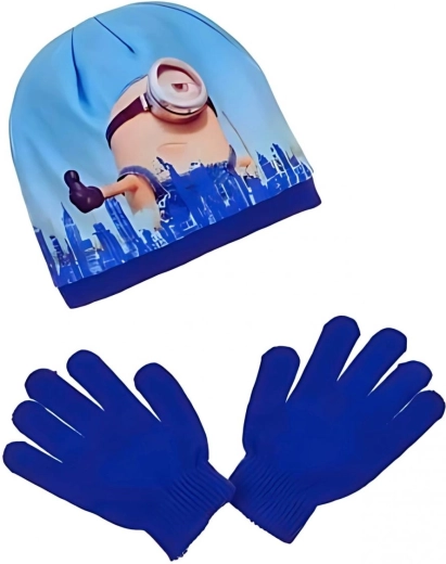 Set muts en handschoenen Minions