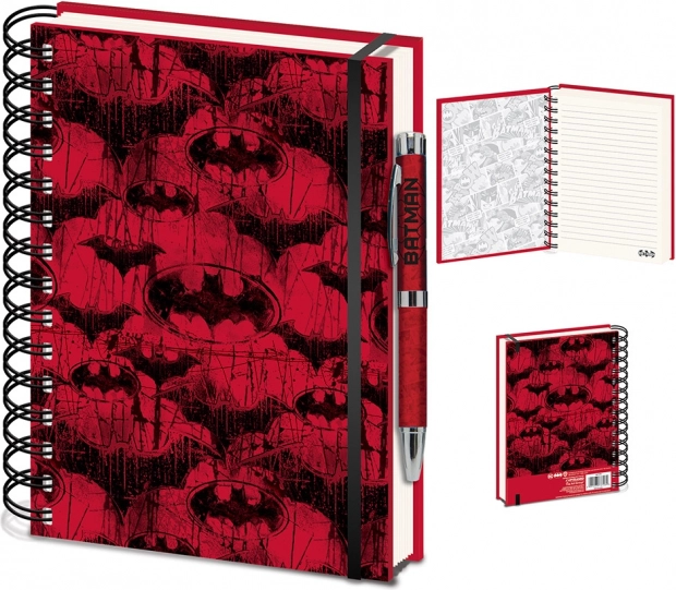 Notitieboek BATMAN Red Bat A5 met ringband